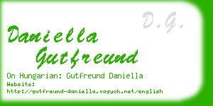 daniella gutfreund business card